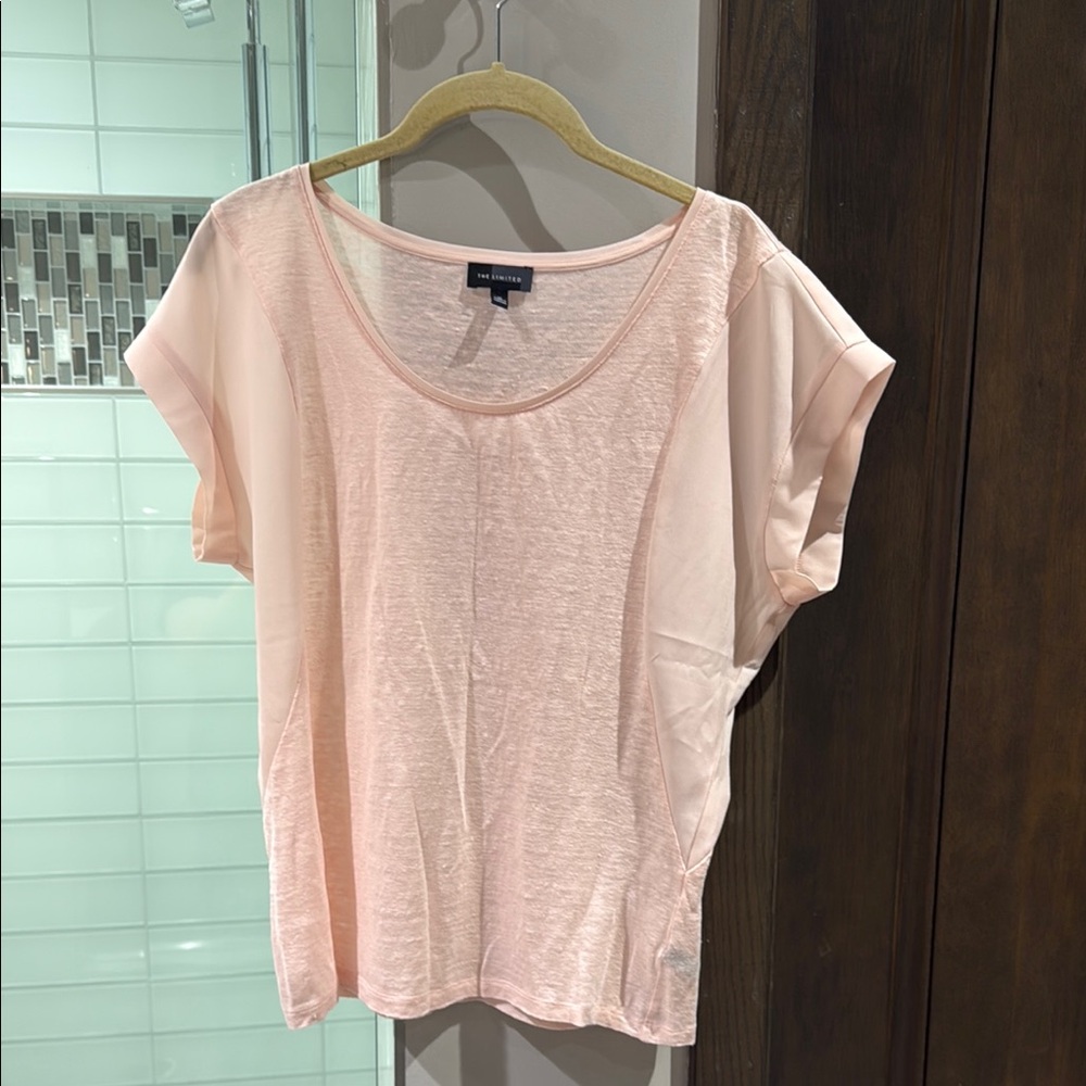 The Limited Light Pink Short Sleeve Tee